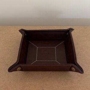 Goodfellow & Co. Brown  Leather Valet Tray